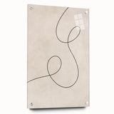 Mid Century Modern Minimalist Line Art - Retro Abstract Wall Decor