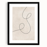 Mid Century Modern Minimalist Line Art - Retro Abstract Wall Decor