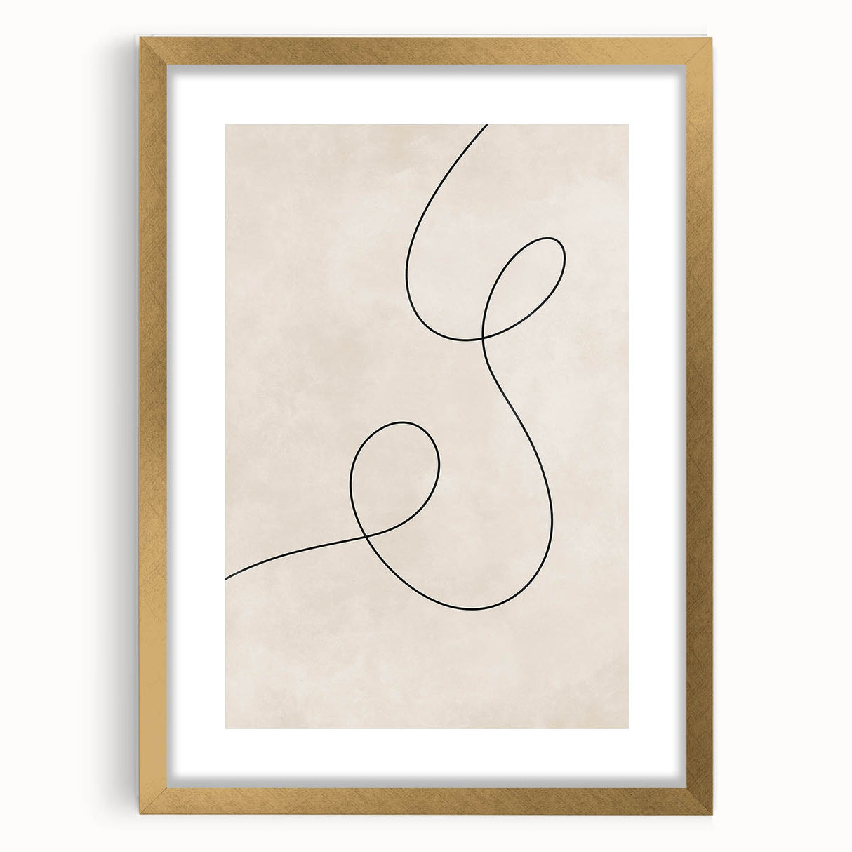 Mid Century Modern Minimalist Line Art - Retro Abstract Wall Decor