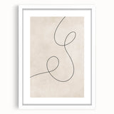 Mid Century Modern Minimalist Line Art - Retro Abstract Wall Decor