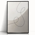 Mid Century Modern Minimalist Line Art - Retro Abstract Wall Decor
