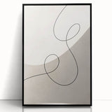 Mid Century Modern Minimalist Line Art - Retro Abstract Wall Decor