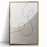 Mid Century Modern Minimalist Line Art - Retro Abstract Wall Decor