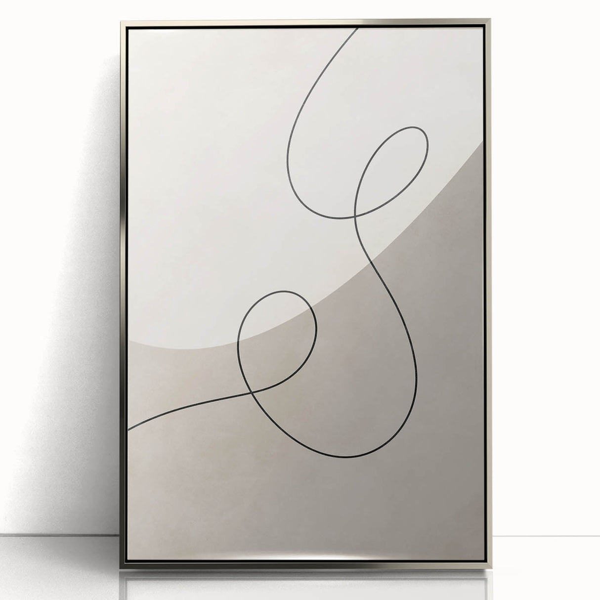 Mid Century Modern Minimalist Line Art - Retro Abstract Wall Decor