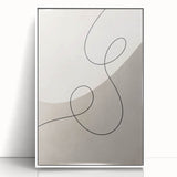 Mid Century Modern Minimalist Line Art - Retro Abstract Wall Decor