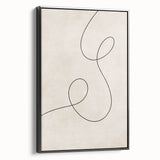 Mid Century Modern Minimalist Line Art - Retro Abstract Wall Decor