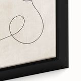 Mid Century Modern Minimalist Line Art - Retro Abstract Wall Decor