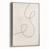 Mid Century Modern Minimalist Line Art - Retro Abstract Wall Decor