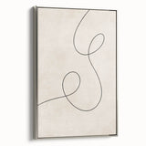 Mid Century Modern Minimalist Line Art - Retro Abstract Wall Decor