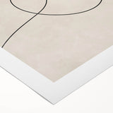 Mid Century Modern Minimalist Line Art - Retro Abstract Wall Decor