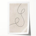 Mid Century Modern Minimalist Line Art - Retro Abstract Wall Decor