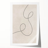 Mid Century Modern Minimalist Line Art - Retro Abstract Wall Decor