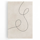 Mid Century Modern Minimalist Line Art - Retro Abstract Wall Decor
