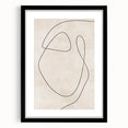 Mid Century Modern Line Art - Minimalist Abstract Geometric Wall Decor