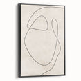Mid Century Modern Line Art - Minimalist Abstract Geometric Wall Decor