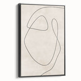 Mid Century Modern Line Art - Minimalist Abstract Geometric Wall Decor