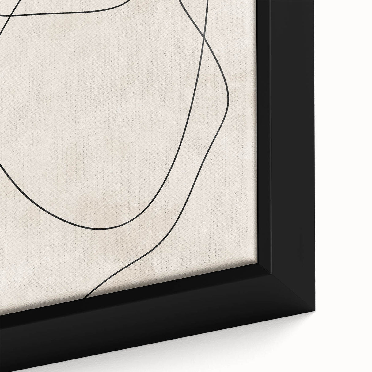 Mid Century Modern Line Art - Minimalist Abstract Geometric Wall Decor