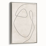 Mid Century Modern Line Art - Minimalist Abstract Geometric Wall Decor