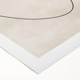 Mid Century Modern Line Art - Minimalist Abstract Geometric Wall Decor