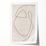 Mid Century Modern Line Art - Minimalist Abstract Geometric Wall Decor