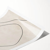 Mid Century Modern Line Art - Minimalist Abstract Geometric Wall Decor