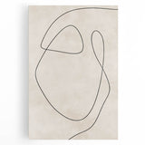 Mid Century Modern Line Art - Minimalist Abstract Geometric Wall Decor