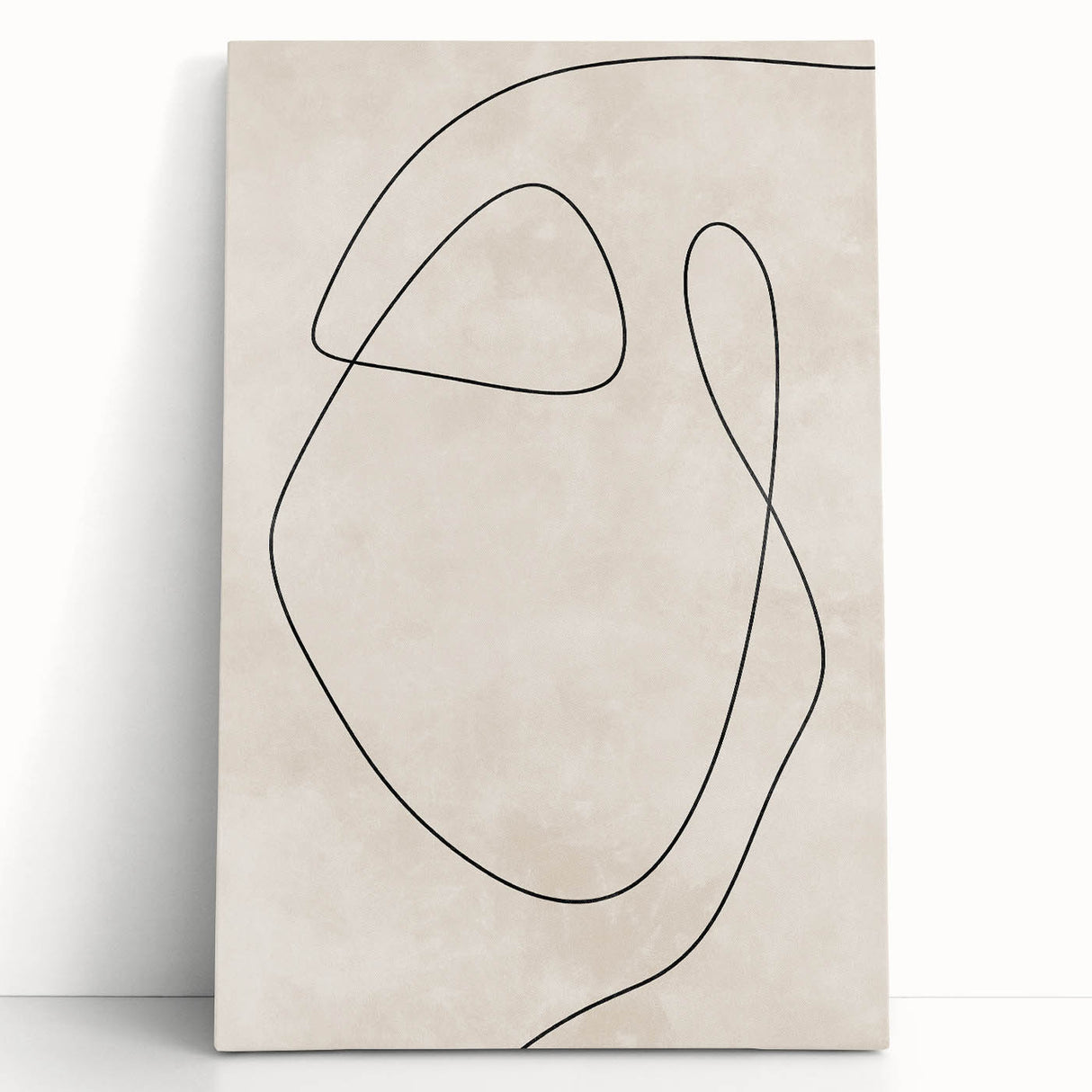 Mid Century Modern Line Art - Minimalist Abstract Geometric Wall Decor