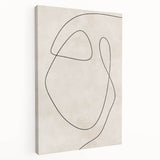 Mid Century Modern Line Art - Minimalist Abstract Geometric Wall Decor