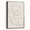 Mid Century Modern Abstract Line Art - Minimalist Geometric Wall Decor