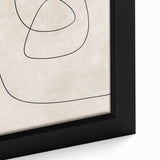 Mid Century Modern Abstract Line Art - Minimalist Geometric Wall Decor