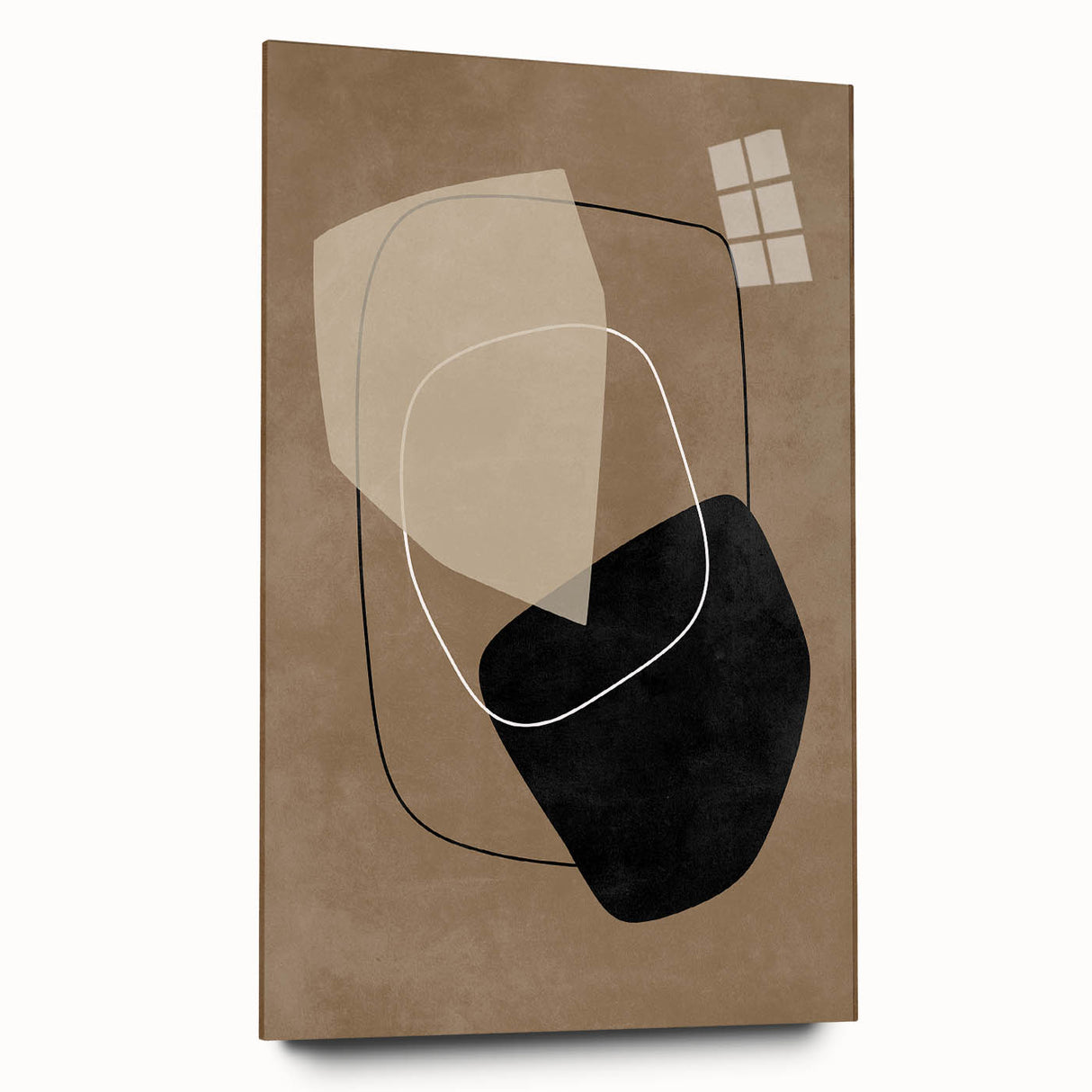 Mid Century Modern Abstract Geometric Art - Retro Minimalist Wall Decor