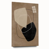 Mid Century Modern Abstract Geometric Art - Retro Minimalist Wall Decor