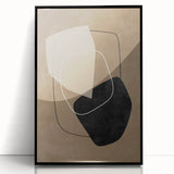 Mid Century Modern Abstract Geometric Art - Retro Minimalist Wall Decor