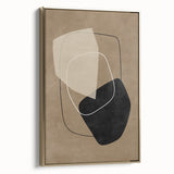 Mid Century Modern Abstract Geometric Art - Retro Minimalist Wall Decor