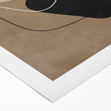 Mid Century Modern Abstract Geometric Art - Retro Minimalist Wall Decor