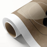 Mid Century Modern Abstract Geometric Art - Retro Minimalist Wall Decor