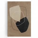 Mid Century Modern Abstract Geometric Art - Retro Minimalist Wall Decor