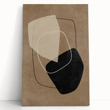 Mid Century Modern Abstract Geometric Art - Retro Minimalist Wall Decor