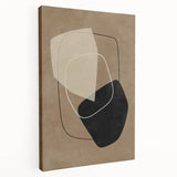 Mid Century Modern Abstract Geometric Art - Retro Minimalist Wall Decor