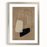 Mid Century Modern Geometric Abstract Art - Minimalist Retro Wall Decor