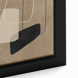 Mid Century Modern Geometric Abstract Art - Minimalist Retro Wall Decor