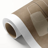 Mid Century Modern Geometric Abstract Art - Minimalist Retro Wall Decor