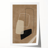 Mid Century Modern Geometric Abstract Art - Minimalist Retro Wall Decor