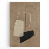 Mid Century Modern Geometric Abstract Art - Minimalist Retro Wall Decor