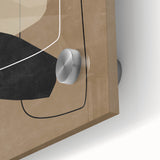 Mid Century Modern Abstract Art - Minimalist Geometric Retro Wall Decor