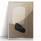 Mid Century Modern Abstract Art - Minimalist Geometric Retro Wall Decor