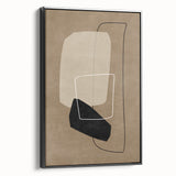 Mid Century Modern Abstract Art - Minimalist Geometric Retro Wall Decor