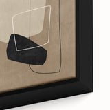 Mid Century Modern Abstract Art - Minimalist Geometric Retro Wall Decor