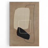 Mid Century Modern Abstract Art - Minimalist Geometric Retro Wall Decor