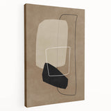 Mid Century Modern Abstract Art - Minimalist Geometric Retro Wall Decor